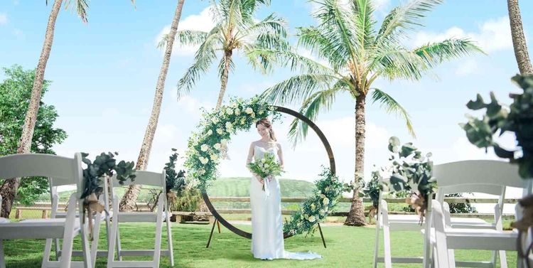 ザ・サーフ マウロアガーデン 広大なガーデンで執り行うハワイアンセレモニーの画像3