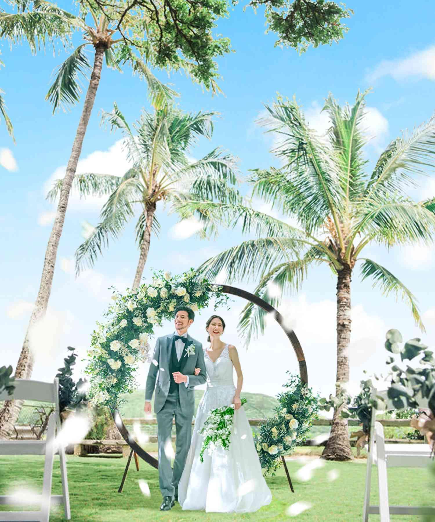 THE SURF MAULOA GARDEN （ザ・サーフ マウロアガーデン）で結婚式