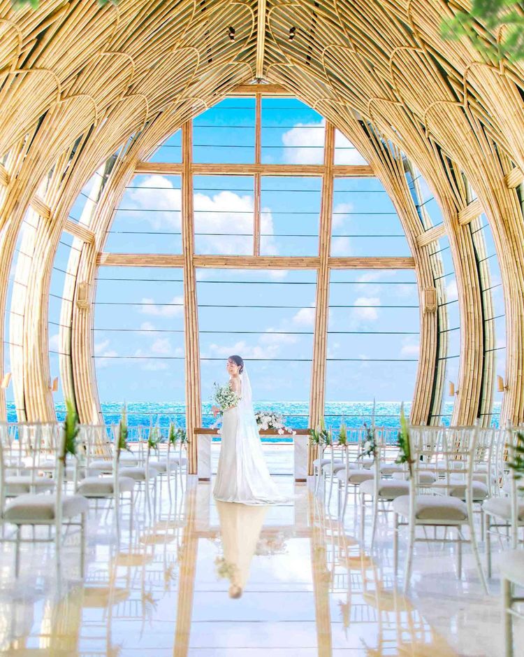 ジオーシャンフロントアプルヴァチャペル 美しい海を目の前にプライベートな空間でのチャペルセレモニーの画像1