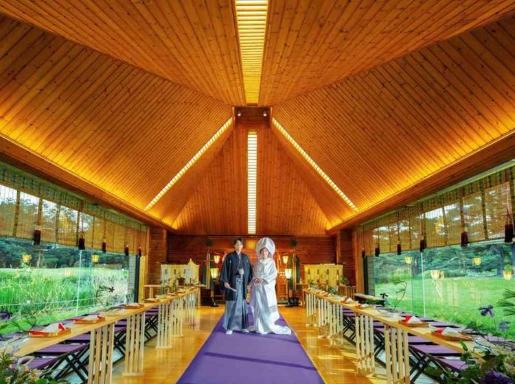 フォレスターナ軽井沢 チャペル、ガーデン挙式会場、神殿など挙式ステージを選べるの画像4