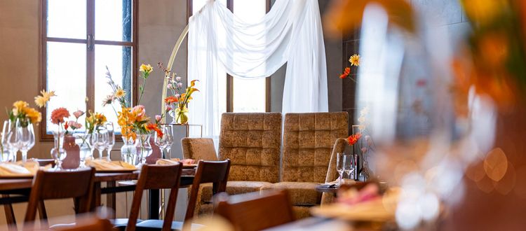 アニバサリオ オシャレ度の高いパーティー会場で叶えるアットホームな1日の画像