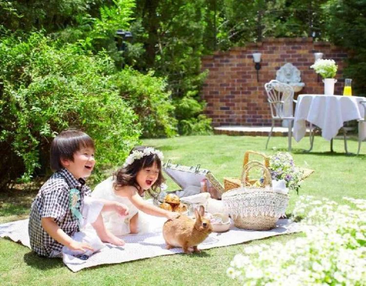 アールベルアンジェ　チャペル嵯峨野 貸しきりのガーデンは子どもたちも大喜び♪の画像2