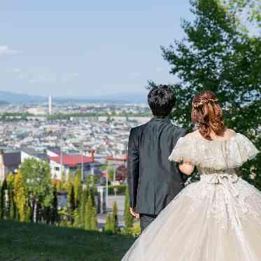 ブルーミントンヒル 旭川を一望できるフォトスポット