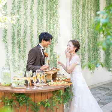 アールベルアンジェ札幌 パーティ会場併設のガーデン
