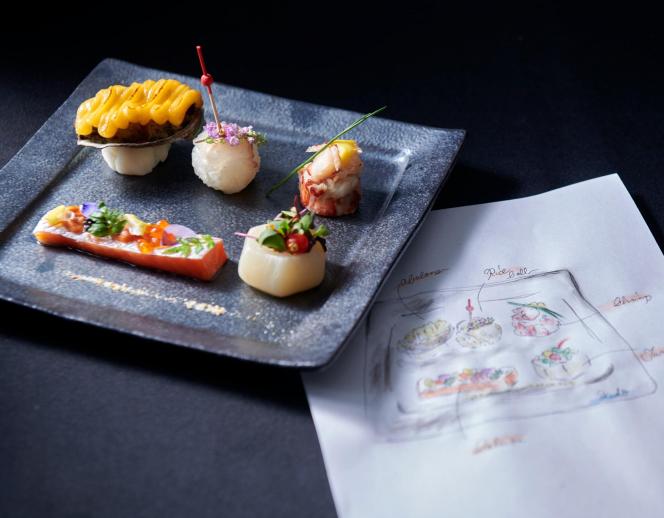 グローヴ・ウィズ・アクアスタイル 料理