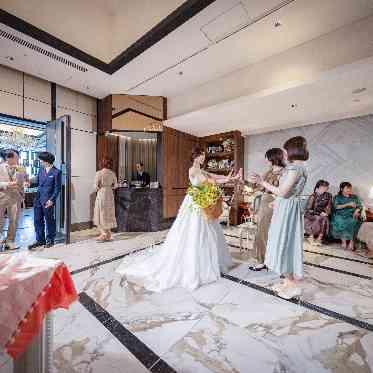 ホテルモントレ エーデルホフ札幌 専用待合室でのウェルカムドリンク