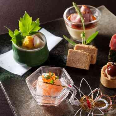 祝宴を彩る和洋前菜盛り合わせ