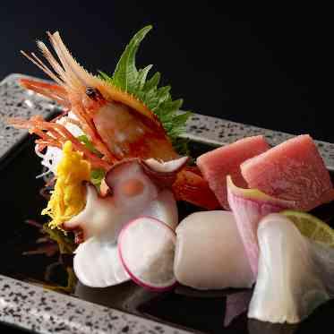 ホテルモントレ エーデルホフ札幌 御造り刻の物五種盛り合わせ