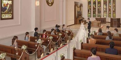 イルムの丘 セント・マーガレット教会 挙式会場の写真3