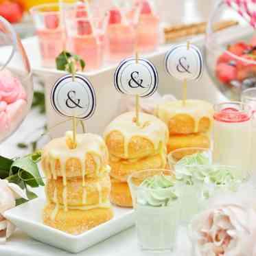 ノートルダム盛岡/FIVESTAR WEDDING ゲスト様も思わず笑顔になる！
当館専属パティシエが手掛けるデザートビュッフェも