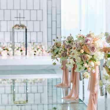 ラグナヴェール仙台/エスクリウェディング 花嫁姿が美しく映える純白のチャペル