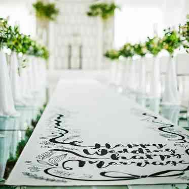 ラグナヴェール仙台 オリジナルメッセージを施した「アイルランナー」で二人らしさを表現することも