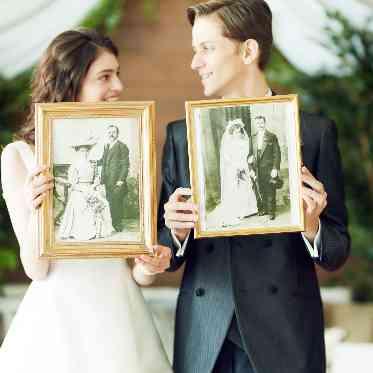 ラグナヴェール仙台 両親の思い出の写真と共に撮影撮影も人気の演出!