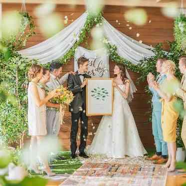 ラグナヴェール仙台 オリジナルの相手もでコーディネートした宴内人前式も人気♪