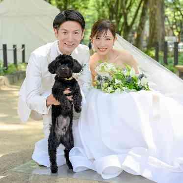 定禅寺ガーデンヒルズ迎賓館/FIVESTAR WEDDING わんちゃんとの記念撮影も可能