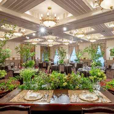 ホテルモントレ仙台 緑のコーディネートも上品な空間が調和させてくれる