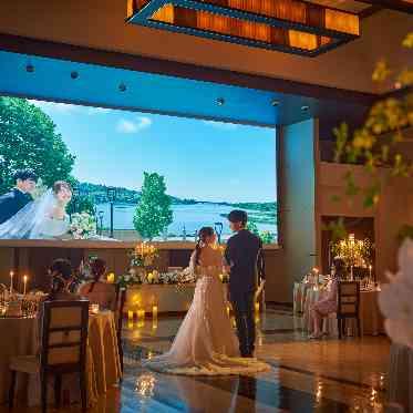 ノートルダム秋田/FIVESTAR WEDDING 大型スクリーン完備