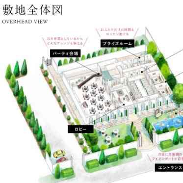アーククラブ迎賓館（郡山）/テイクアンドギヴ・ニーズウェディング 全体図