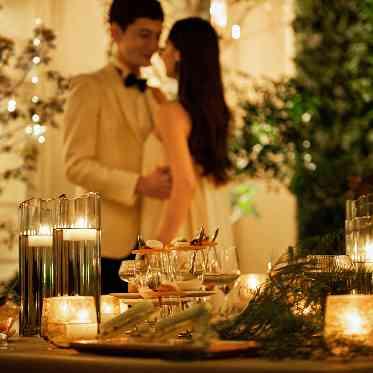 アーククラブ迎賓館(郡山)/テイクアンドギヴ・ニーズウェディング ナイトウェディングでは大人っぽく