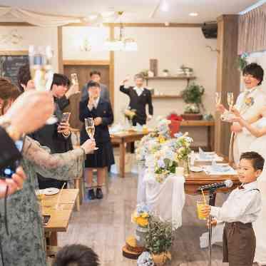 可愛いゲストの乾杯挨拶♪