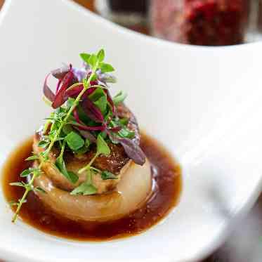 アンシャンテ/バウム フォアグラのソテーと大根のポトフ生姜ソース