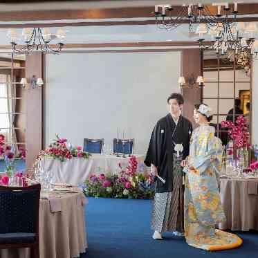 神田明神/明神会館 ケーキ入刀や親御様への花束贈呈など披露宴らしい演出も叶う