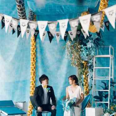 海とリンクしたブルー