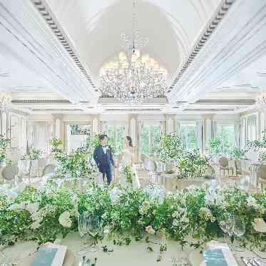 アニヴェルセル 長野 ホワイト×グリーンでナチュラルな雰囲気に