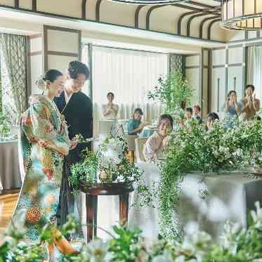 アニヴェルセル 長野 ドレスはもちろんお色直しでの和装も相性の良い会場