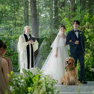 ANELLI軽井沢(アネーリ軽井沢) 愛犬も挙式から披露宴まで参加可能