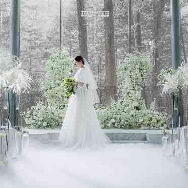 ANELLI軽井沢(アネーリ軽井沢) ドレス、雪、バージンロードの白色が美しい