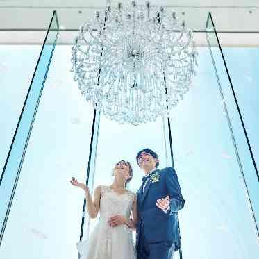 ララシャンスKOBE 挙式のクライマックスには天使の羽が舞い降りる