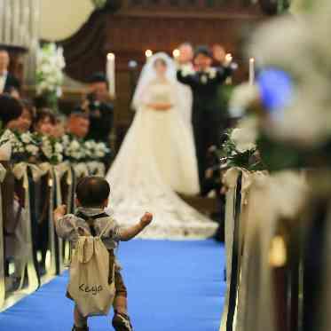 ヴェルジェくらしき/FIVESTAR WEDDING わが子が運ぶリングは家族の幸せを約束するお守りです