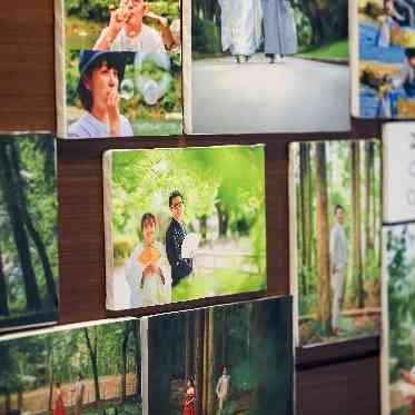 思い出の写真を飾って自分らしい空間を演出