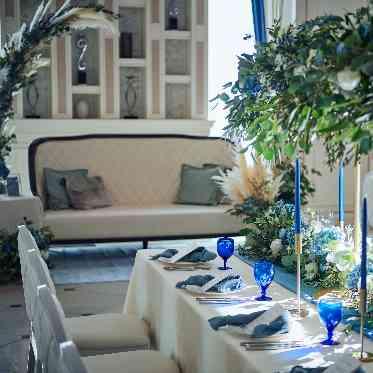 アンジェリオン オ プラザ TOKYO/エスクリウェディング メイン席はソファスタイルに変更して、フォトブースとして使用するのも好評な過ごし方