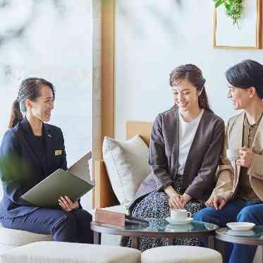 【ウエディングサロン】同建物に打ち合わせ空間もあり、通いやすいと先輩花嫁から好評