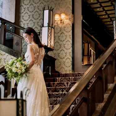 百花籠（ひゃっかろう）-Neo Japanesque Wedding- 大階段や格天井を中心に和の細工を随所に