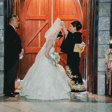 グランドパティオ都城 ベールダウンのセレモニー