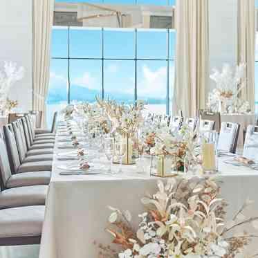 THE BAYSUITE SAKURAJIMA TERRACE(ザベイスイートサクラジマテラス) ゲストも感動する絶景ウエディング