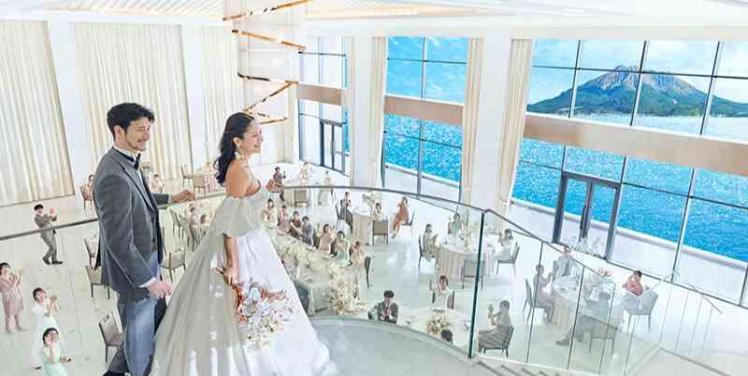 THE BAYSUITE SAKURAJIMA TERRACE(ザベイスイートサクラジマテラス) 披露宴会場