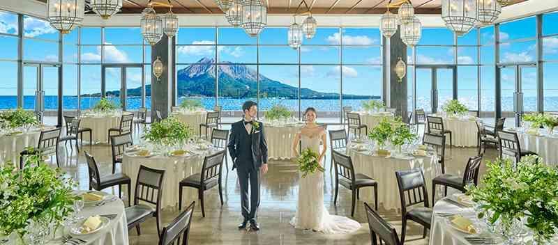 THE BAYSUITE SAKURAJIMA TERRACE(ザベイスイートサクラジマテラス) 披露宴会場