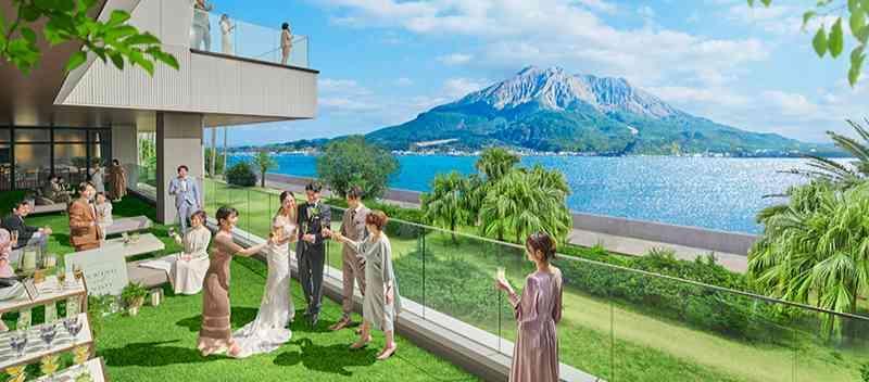 THE BAYSUITE SAKURAJIMA TERRACE（ザベイスイートサクラジマテラス） 披露宴会場