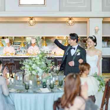 ベイサイド迎賓館(鹿児島)/テイクアンドギヴ・ニーズウェディング 出来立てのお料理でゲストをおもてなし