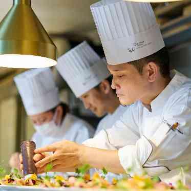 ベイサイド迎賓館(鹿児島)/テイクアンドギヴ・ニーズウェディング ライブキッチンで出来立てのお料理をご用意