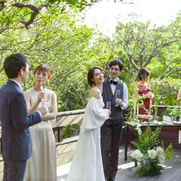 THE　GARDEN　PLACE　SOSHUEN（蘇州園） プライベートデッキで乾杯♪