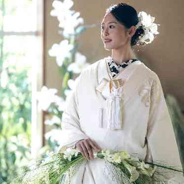 THE GARDEN PLACE SOSHUEN(蘇州園) 白無垢では小物にもこだわりを