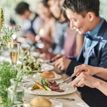 フェアブルーム水戸アメイジングステージ シェフと打合せで決めたゲストに合わせたお料理でおもてなしを