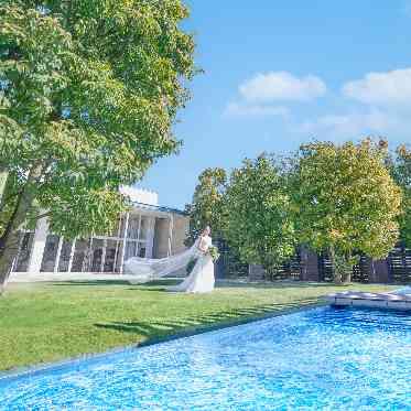 ブランレヴュー宇都宮 アクアテラス 水と緑がくつろぎを誘う
爽やかなアクアガーデン