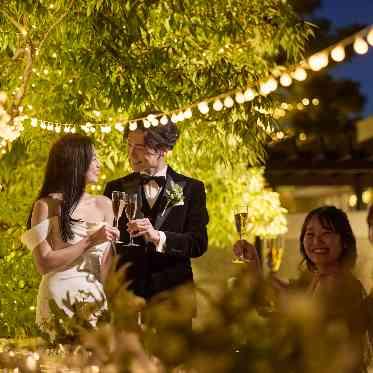 ブランレヴュー宇都宮 アクアテラス ナイトパーティーも素敵♪