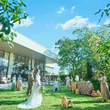 ブランレヴュー宇都宮 アクアテラス 開放感溢れるガーデンパーティ